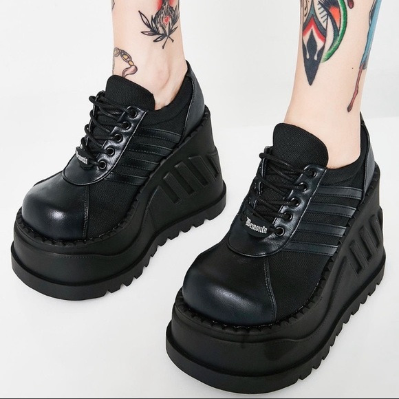 Demonia Shoes - Demonia Stomp Platforms Brand New In Box